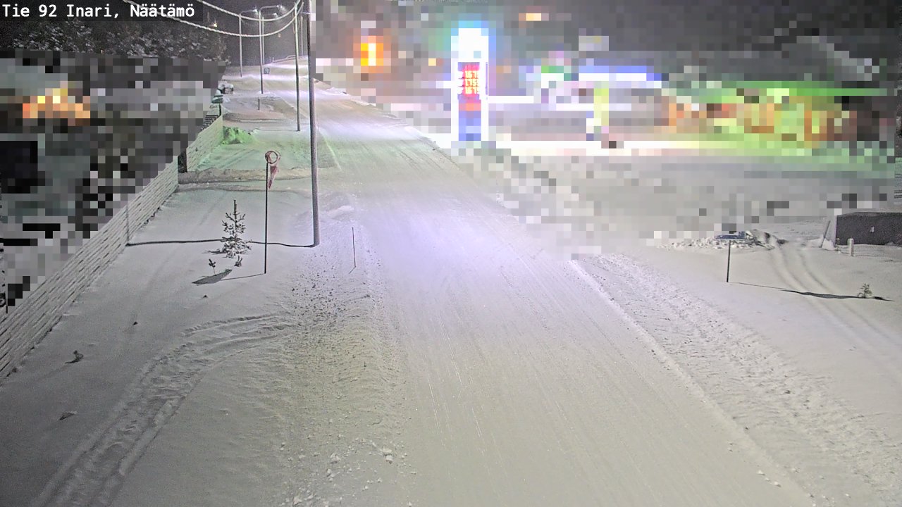 Weather Camera Image Road 92 Inari, Näätämö, Inari, Lappi