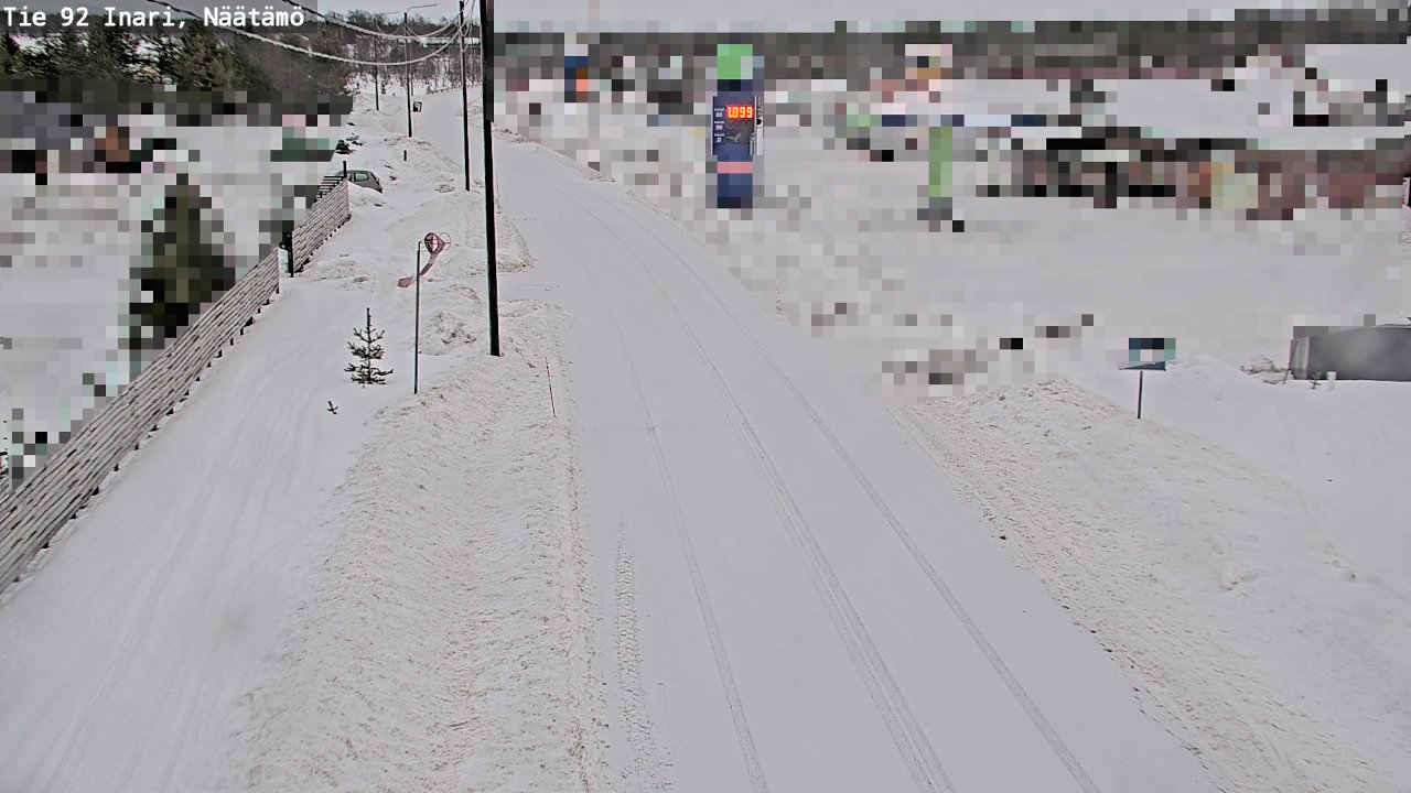 Kelikamerat Kuva Tie 92 Inari, Näätämö, Inari, Lappi