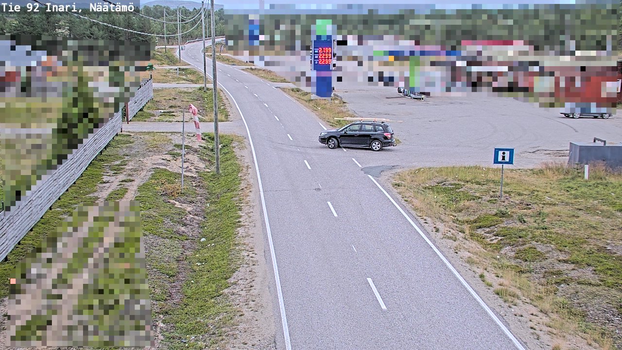 Kelikamerat Kuva Tie 92 Inari, Näätämö, Inari, Lappi