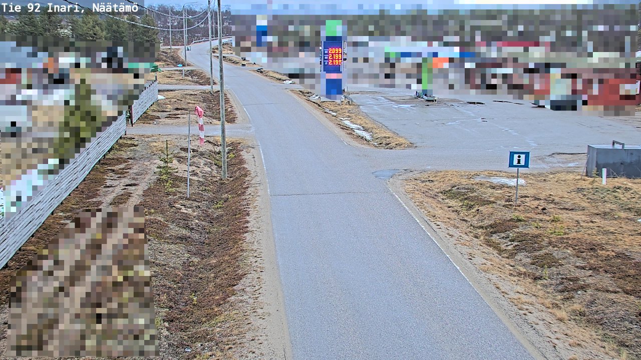 Kelikamerat Kuva Tie 92 Inari, Näätämö, Inari, Lappi