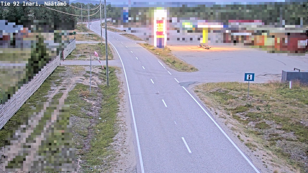Kelikamerat Kuva Tie 92 Inari, Näätämö, Inari, Lappi