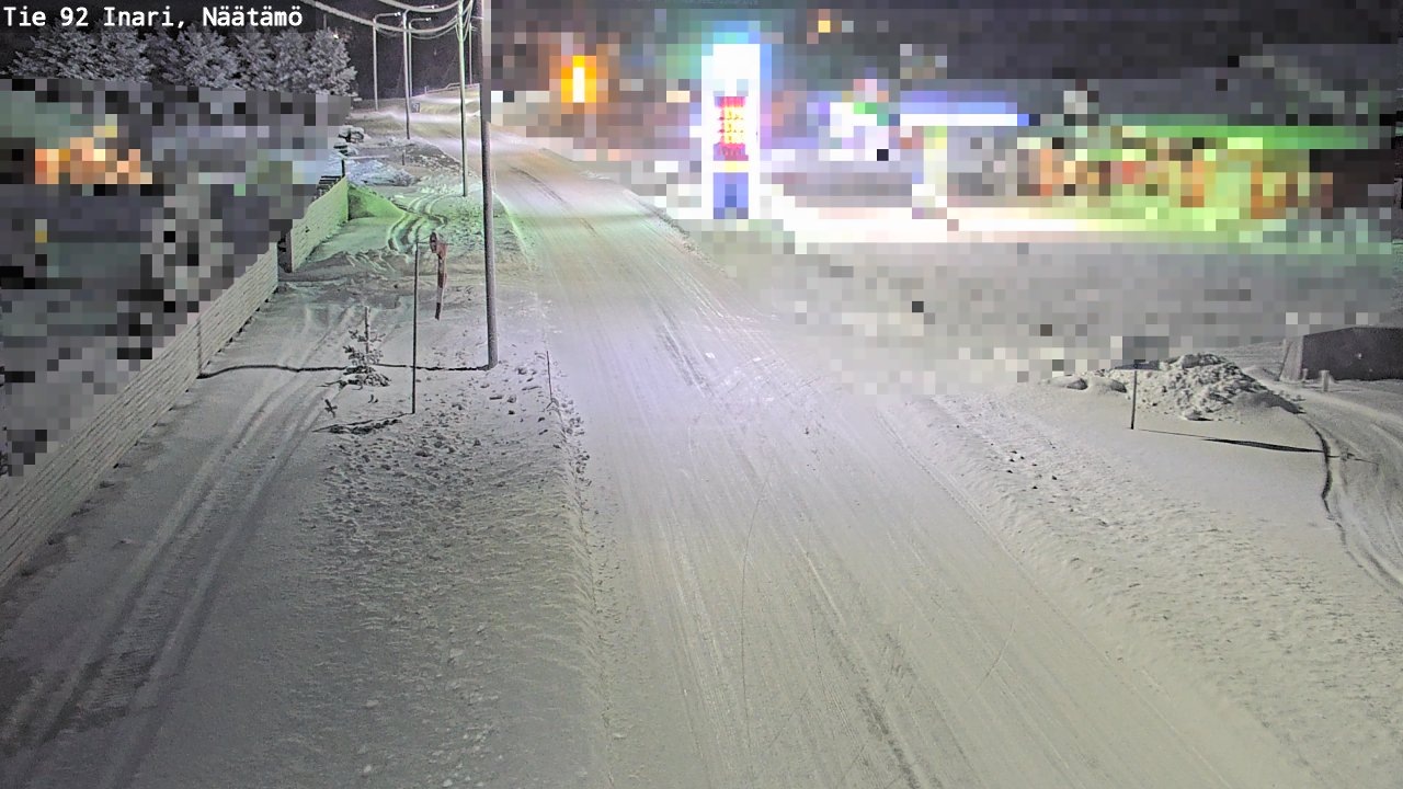 Kelikamerat Kuva Tie 92 Inari, Näätämö, Inari, Lappi