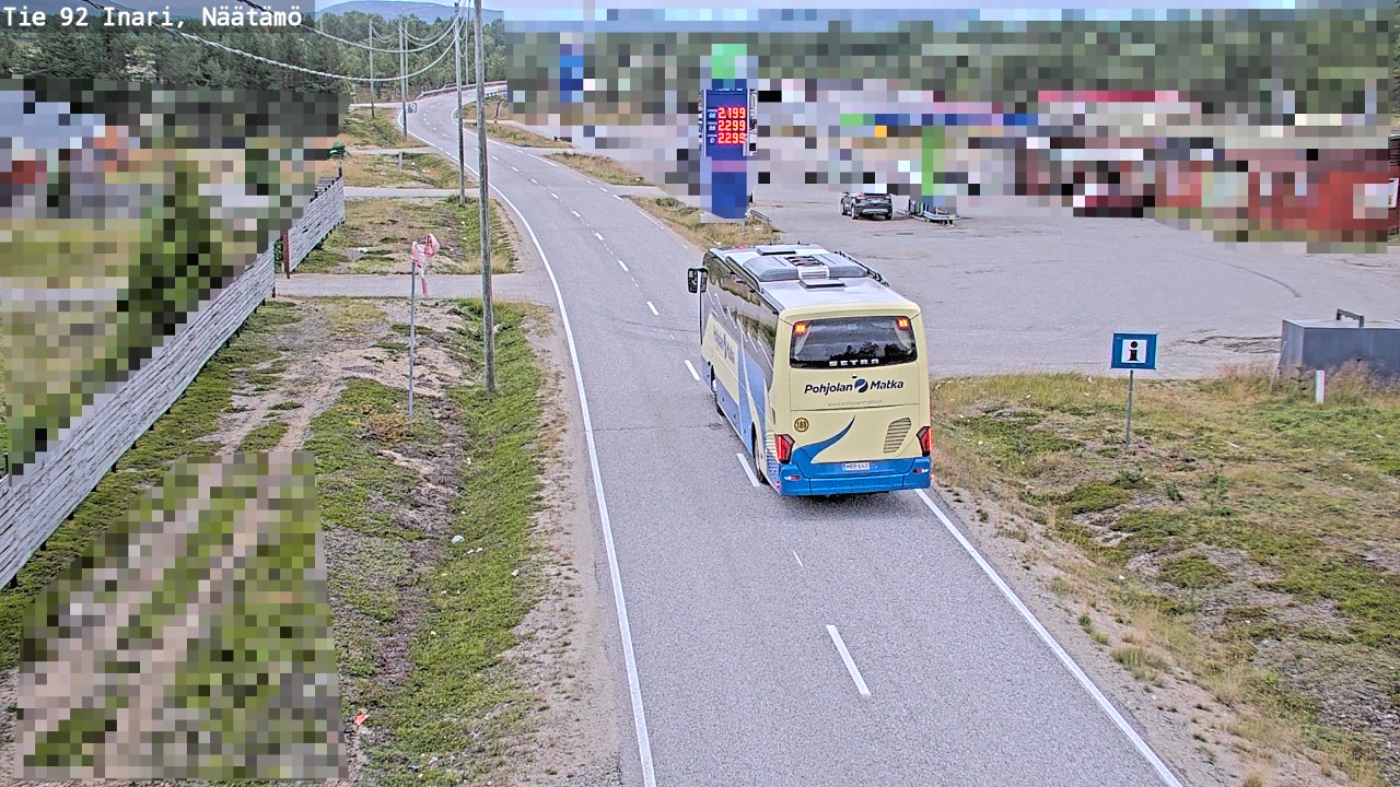 Kelikamerat Kuva Tie 92 Inari, Näätämö, Inari, Lappi