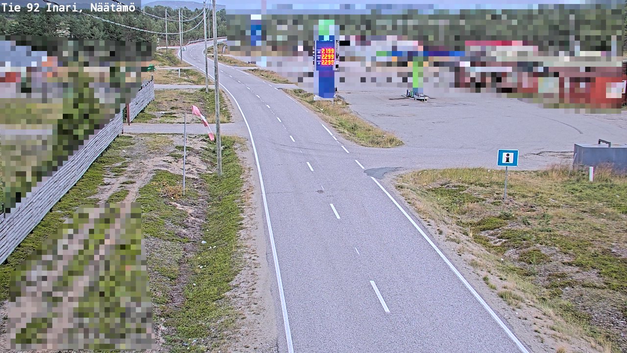 Kelikamerat Kuva Tie 92 Inari, Näätämö, Inari, Lappi