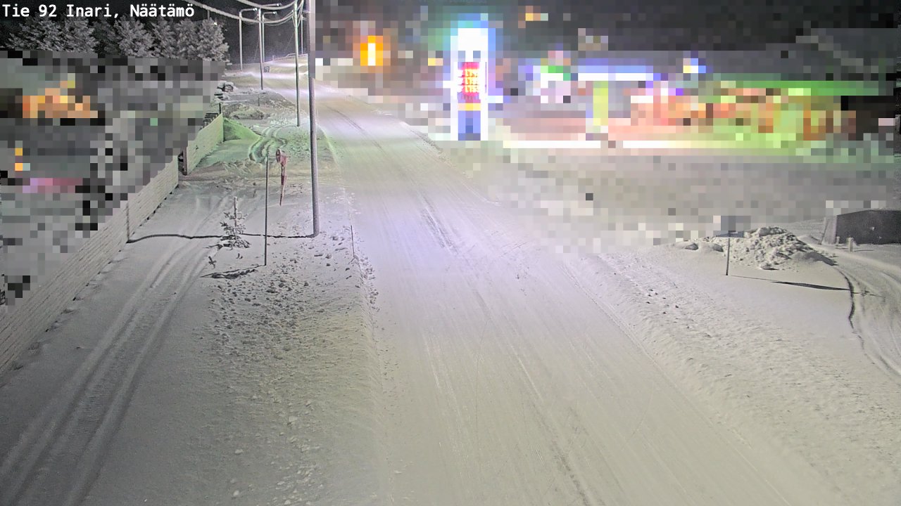 Kelikamerat Kuva Tie 92 Inari, Näätämö, Inari, Lappi