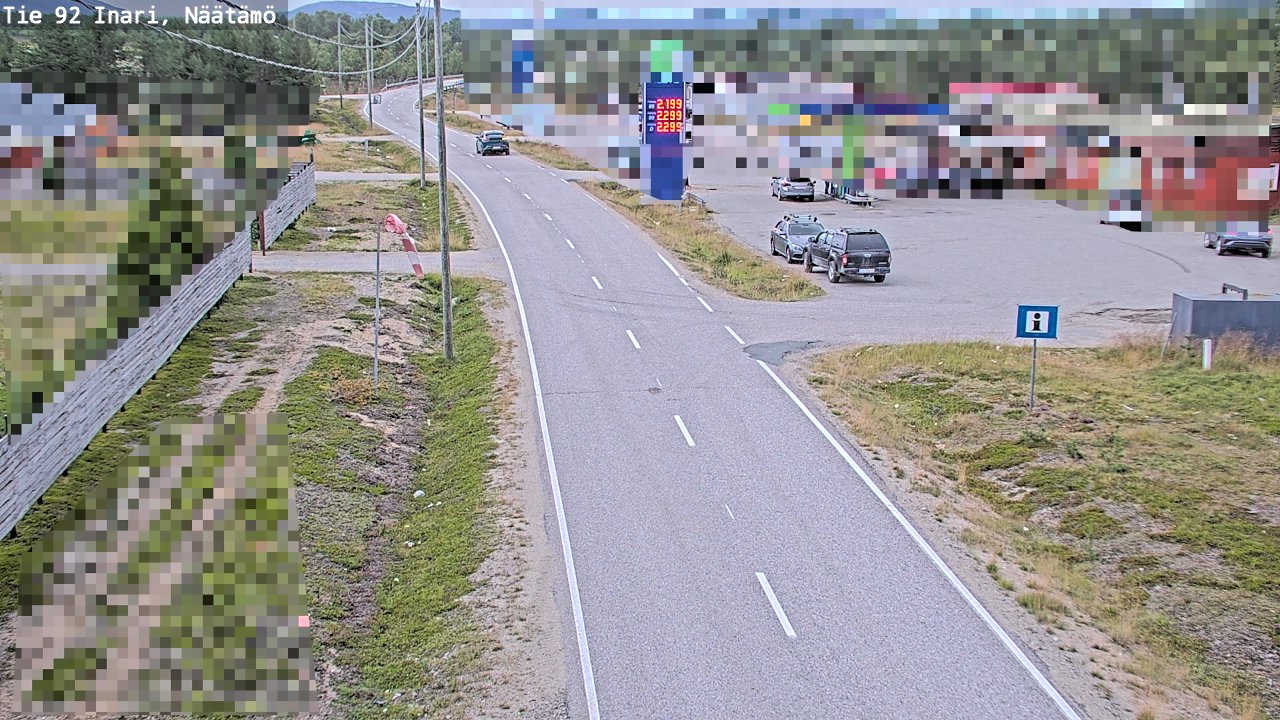 Kelikamerat Kuva Tie 92 Inari, Näätämö, Inari, Lappi