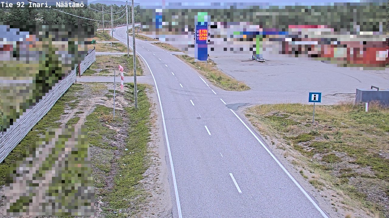 Kelikamerat Kuva Tie 92 Inari, Näätämö, Inari, Lappi