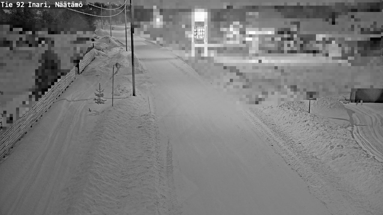 Kelikamerat Kuva Tie 92 Inari, Näätämö, Inari, Lappi