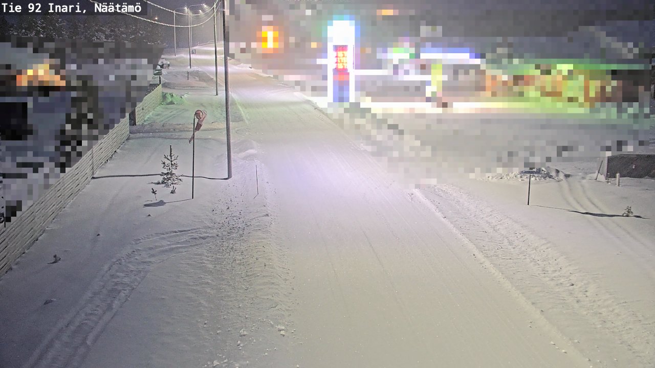 Weather Camera Image Road 92 Inari, Näätämö, Inari, Lappi