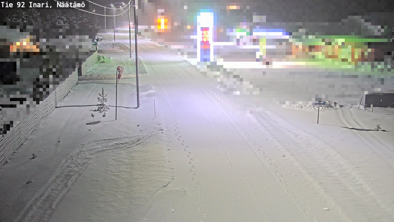 Weather Camera Image Road 92 Inari, Näätämö, Inari, Lappi