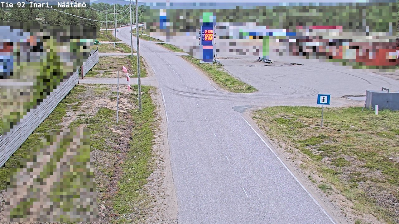 Kelikamerat Kuva Tie 92 Inari, Näätämö, Inari, Lappi