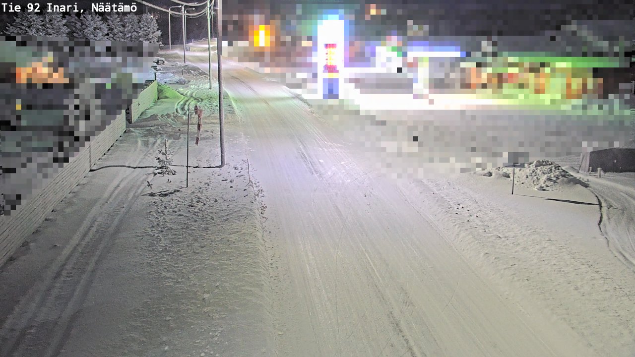 Kelikamerat Kuva Tie 92 Inari, Näätämö, Inari, Lappi