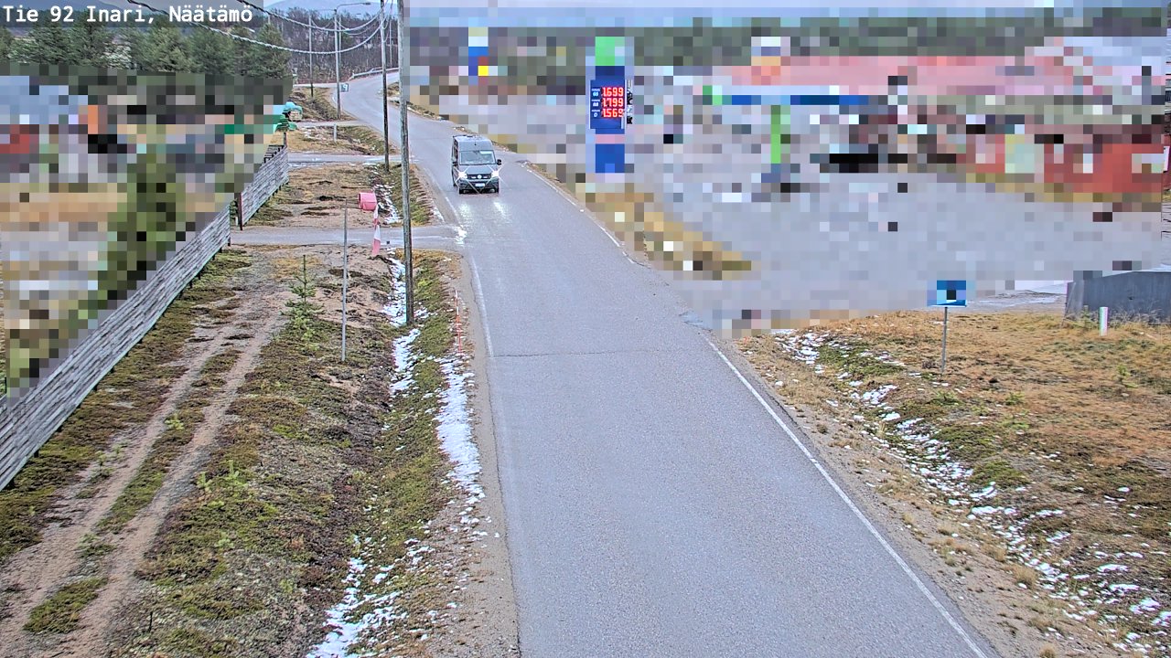 Kelikamerat Kuva Tie 92 Inari, Näätämö, Inari, Lappi