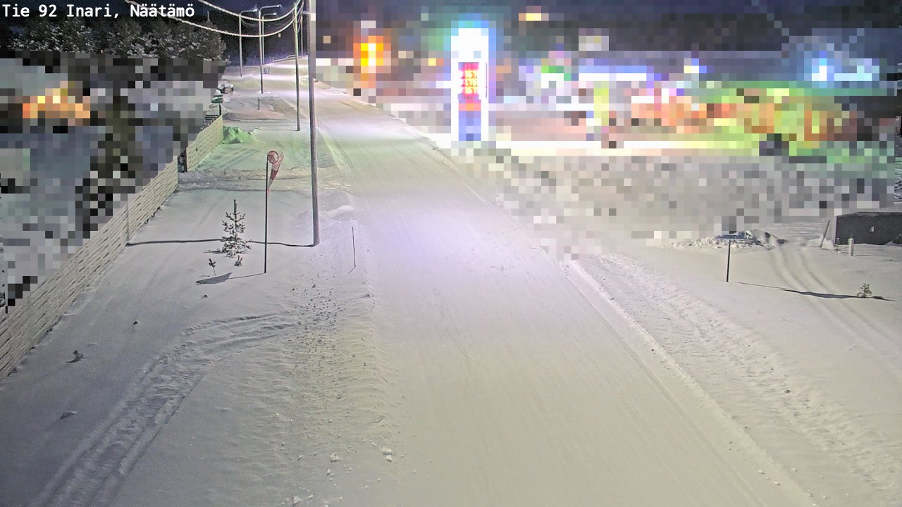 Weather Camera Image Road 92 Inari, Näätämö, Inari, Lappi