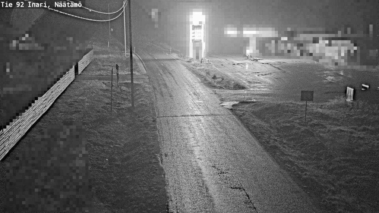 Kelikamerat Kuva Tie 92 Inari, Näätämö, Inari, Lappi