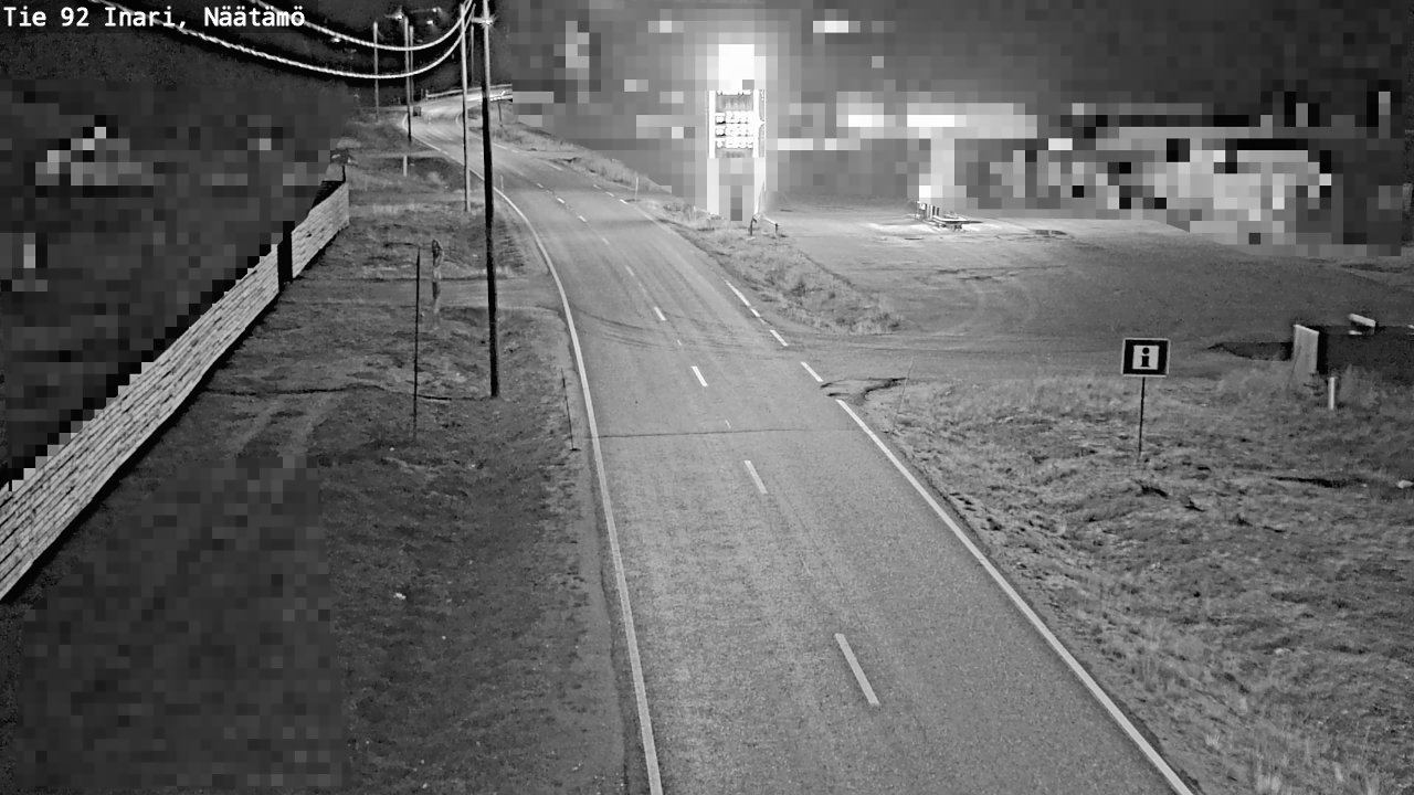 Kelikamerat Kuva Tie 92 Inari, Näätämö, Inari, Lappi