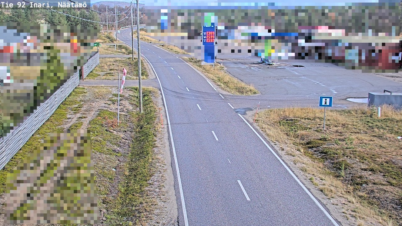 Kelikamerat Kuva Tie 92 Inari, Näätämö, Inari, Lappi