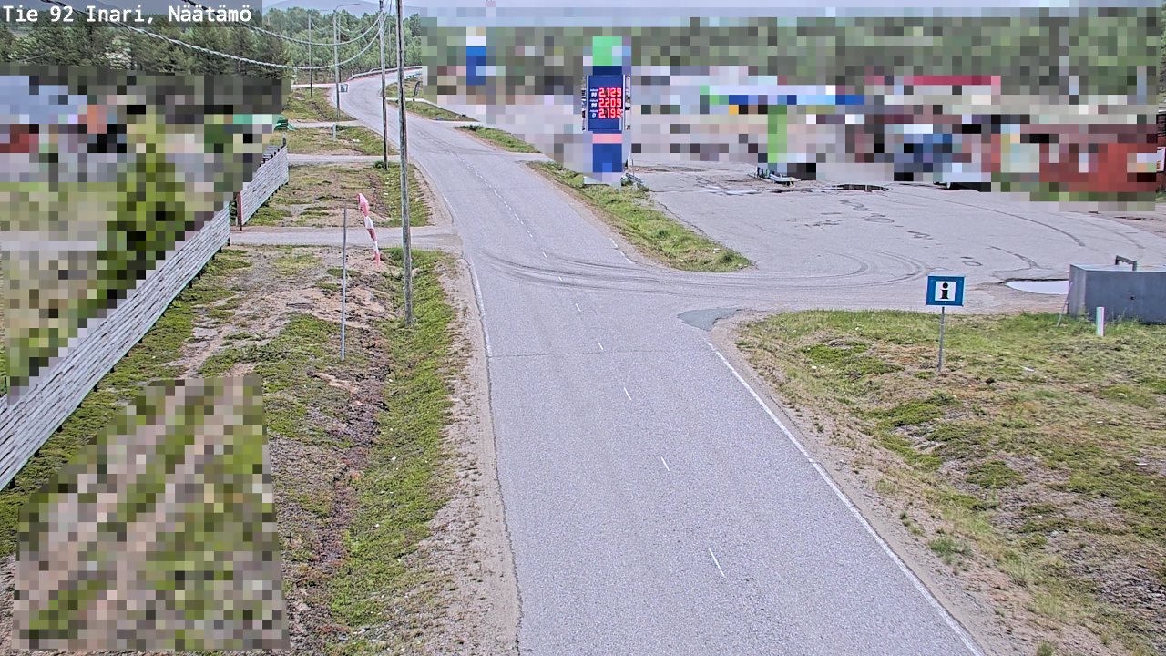 Kelikamerat Kuva Tie 92 Inari, Näätämö, Inari, Lappi