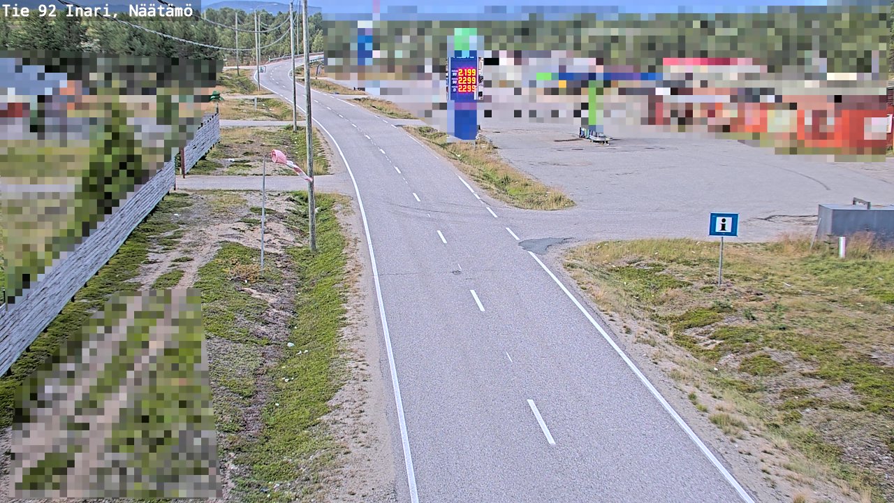 Kelikamerat Kuva Tie 92 Inari, Näätämö, Inari, Lappi