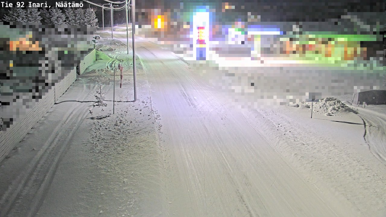 Kelikamerat Kuva Tie 92 Inari, Näätämö, Inari, Lappi