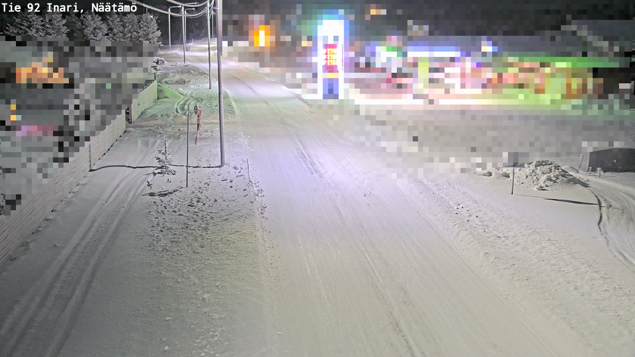 Kelikamerat Kuva Tie 92 Inari, Näätämö, Inari, Lappi