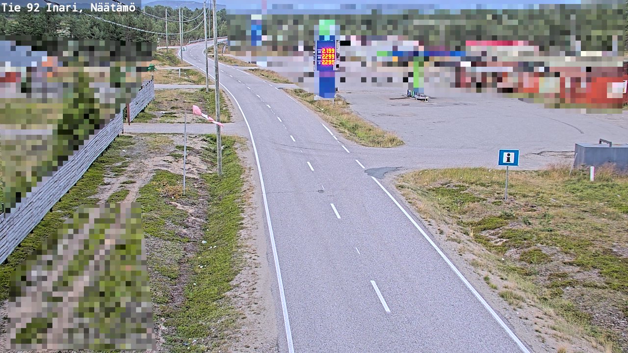 Kelikamerat Kuva Tie 92 Inari, Näätämö, Inari, Lappi
