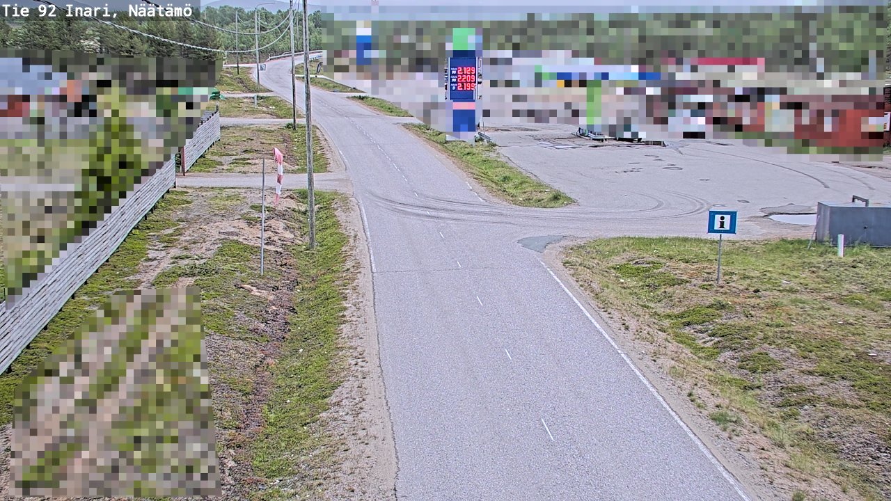 Kelikamerat Kuva Tie 92 Inari, Näätämö, Inari, Lappi
