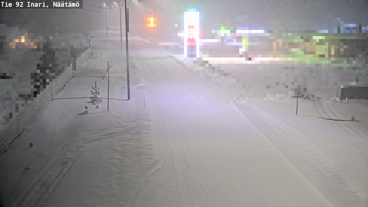 Weather Camera Image Road 92 Inari, Näätämö, Inari, Lappi
