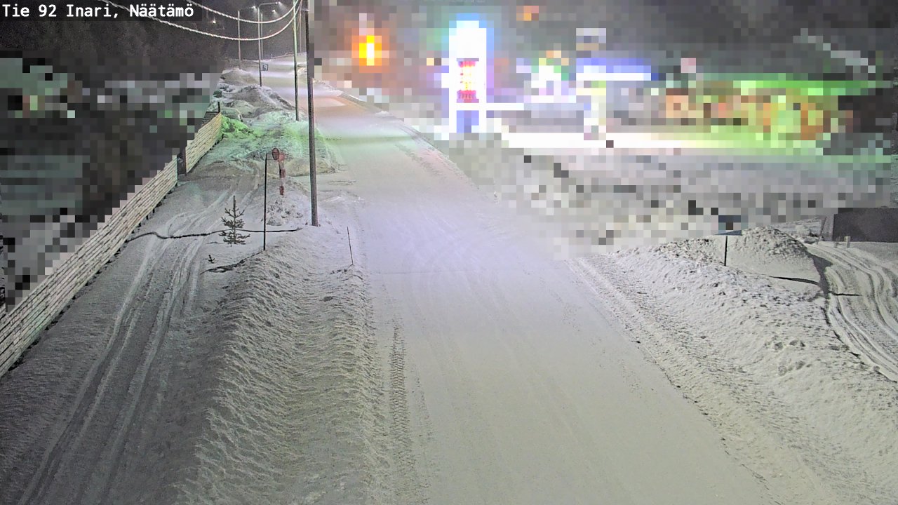 Kelikamerat Kuva Tie 92 Inari, Näätämö, Inari, Lappi