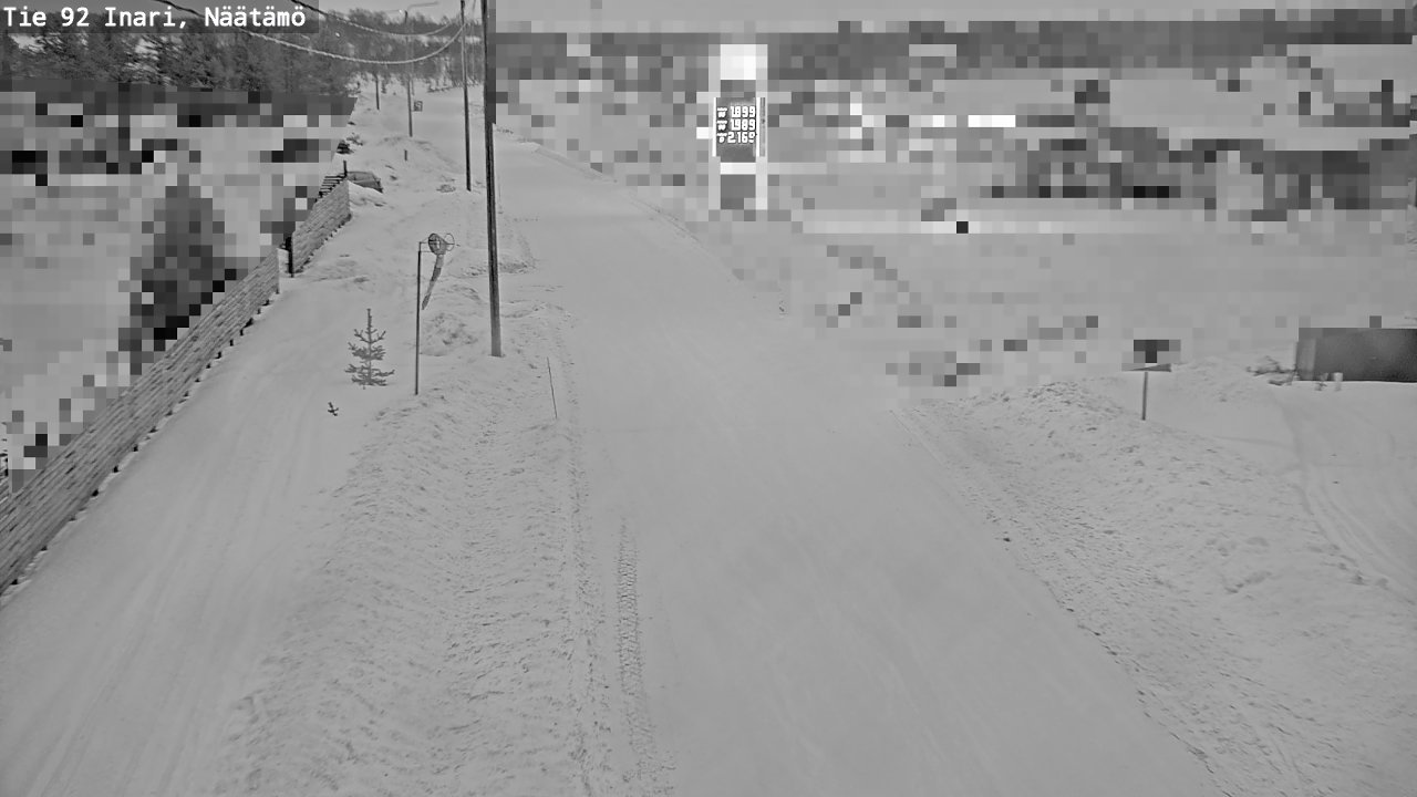 Kelikamerat Kuva Tie 92 Inari, Näätämö, Inari, Lappi