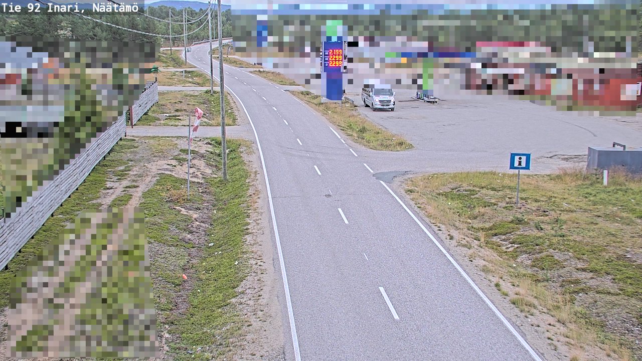 Kelikamerat Kuva Tie 92 Inari, Näätämö, Inari, Lappi