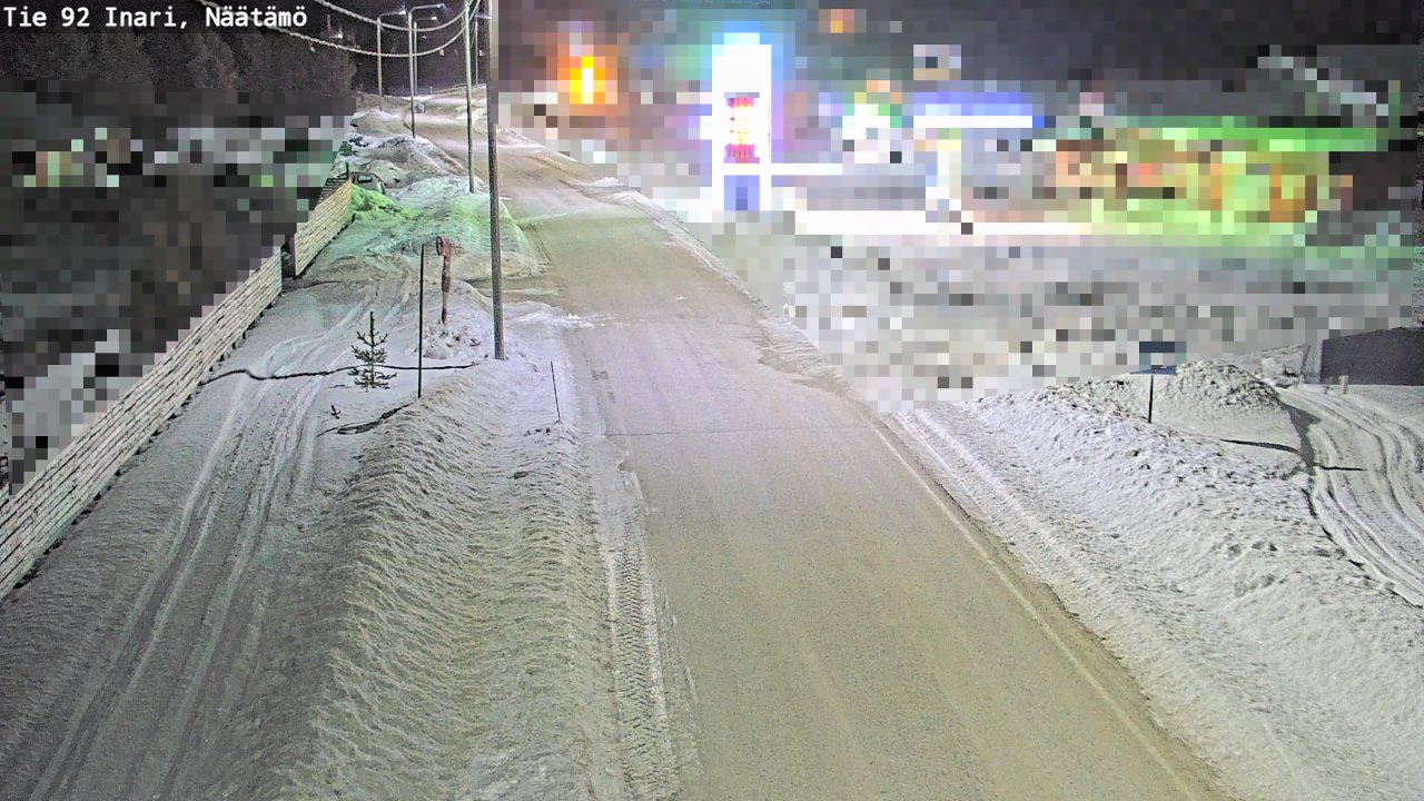 Kelikamerat Kuva Tie 92 Inari, Näätämö, Inari, Lappi