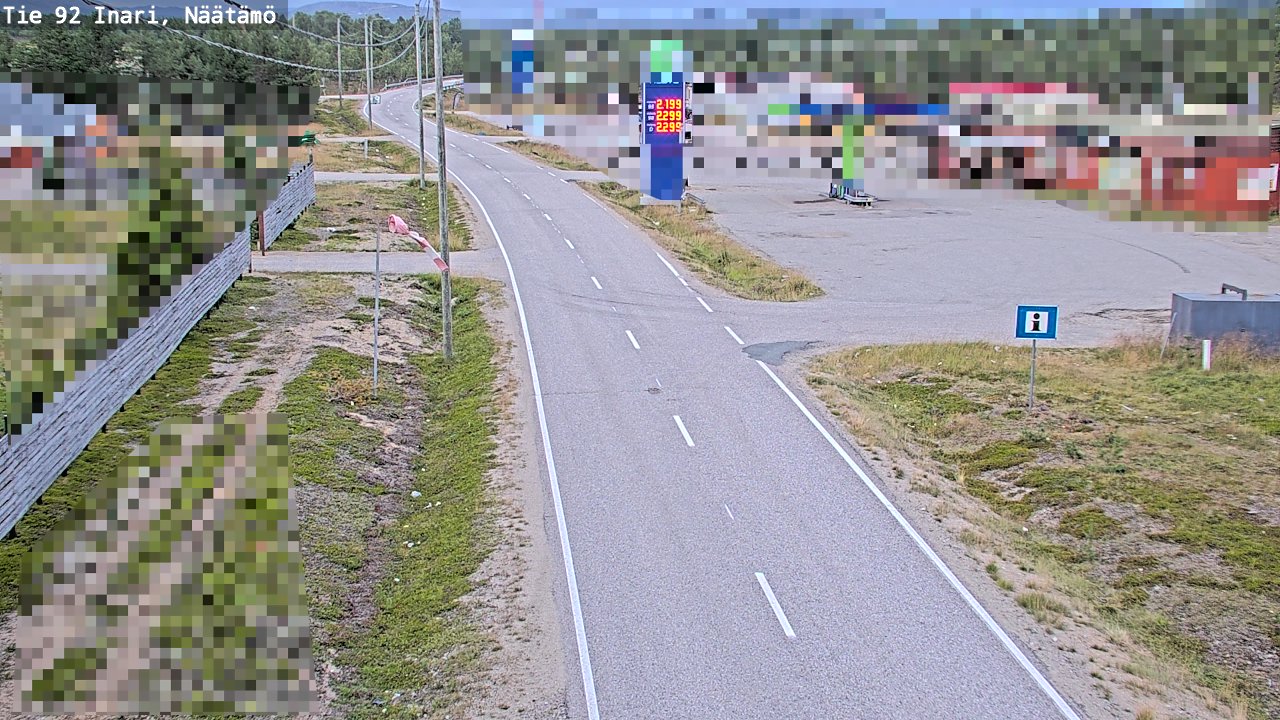 Kelikamerat Kuva Tie 92 Inari, Näätämö, Inari, Lappi
