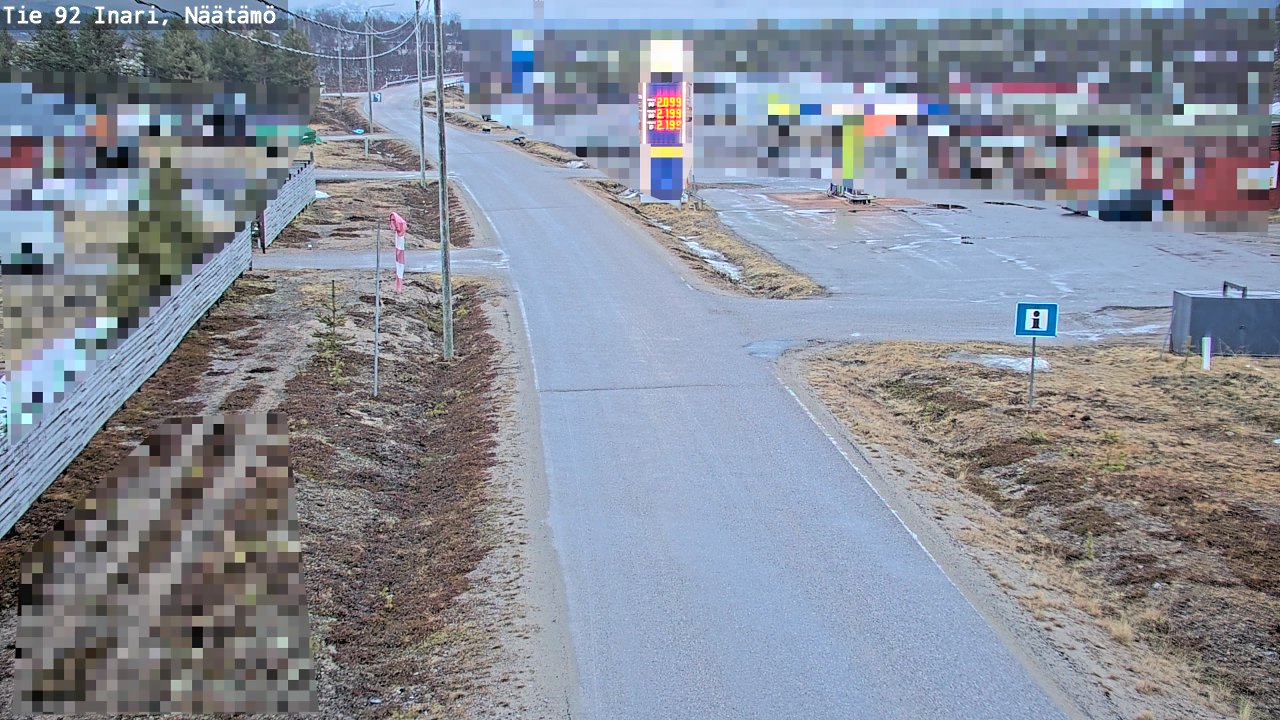 Kelikamerat Kuva Tie 92 Inari, Näätämö, Inari, Lappi