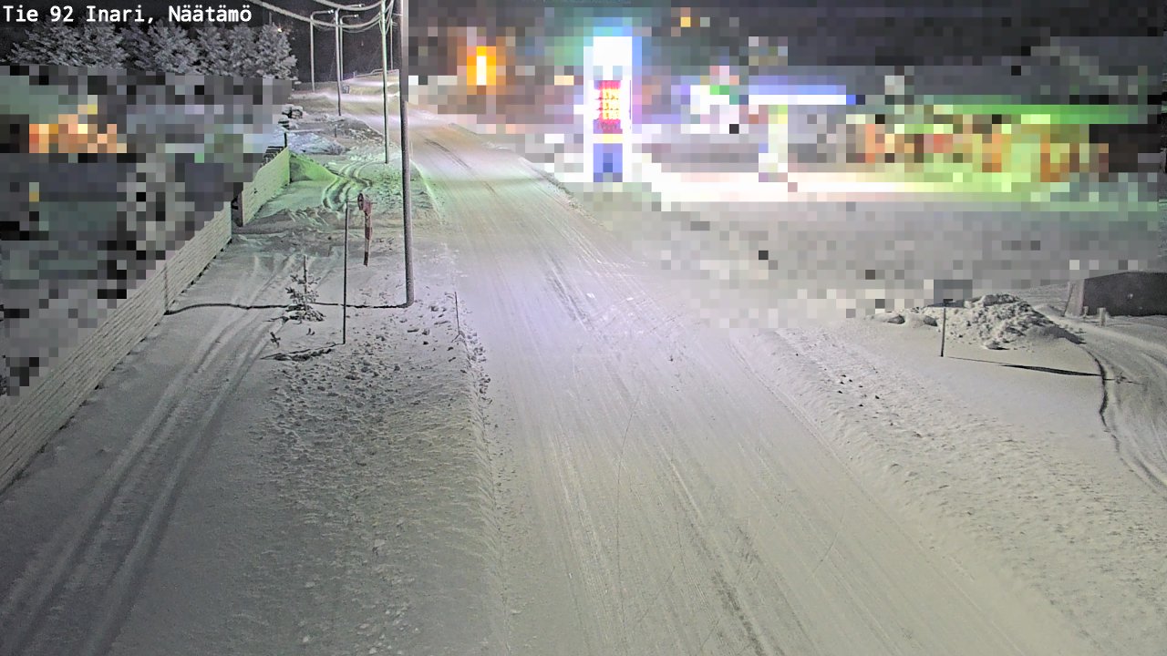 Kelikamerat Kuva Tie 92 Inari, Näätämö, Inari, Lappi