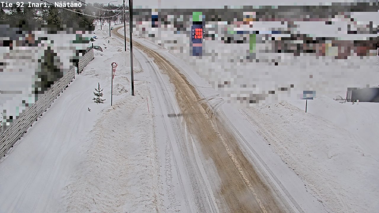 Weather Camera Image Road 92 Inari, Näätämö, Inari, Lappi