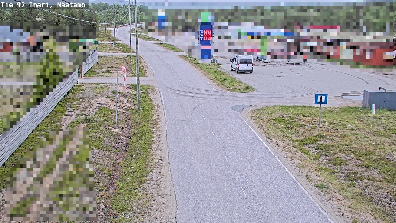 Kelikamerat Kuva Tie 92 Inari, Näätämö, Inari, Lappi