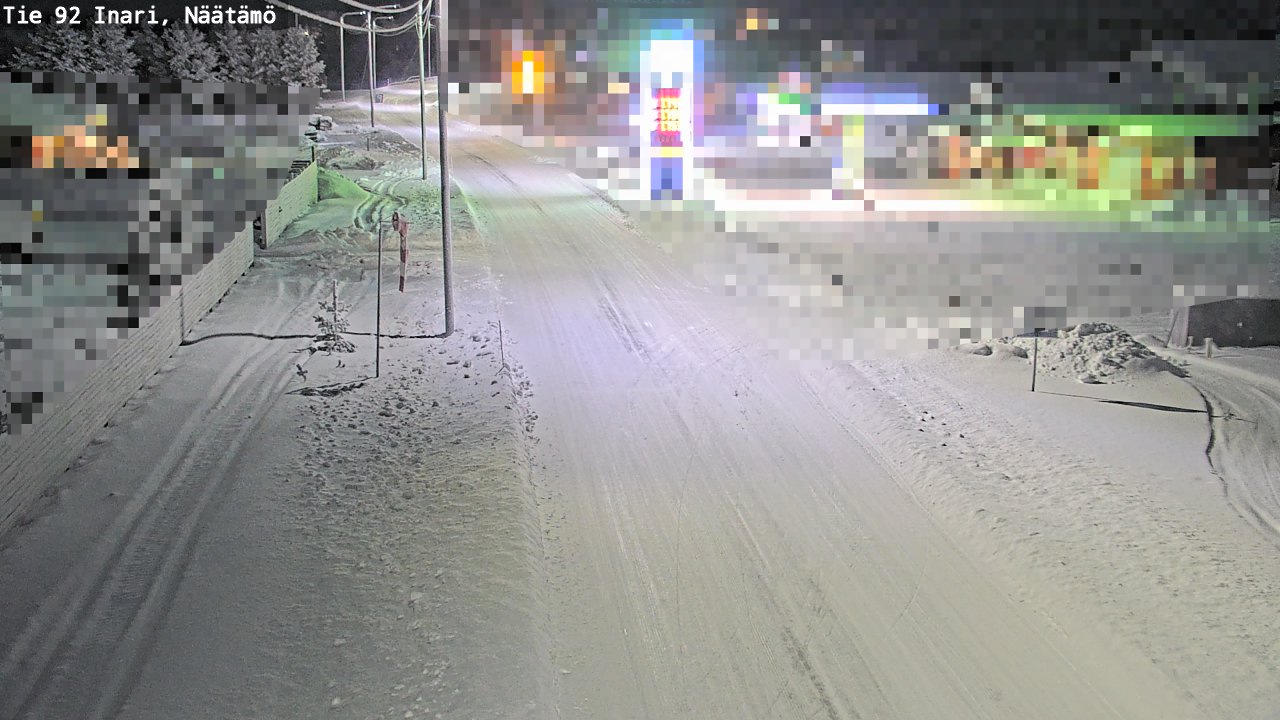 Kelikamerat Kuva Tie 92 Inari, Näätämö, Inari, Lappi