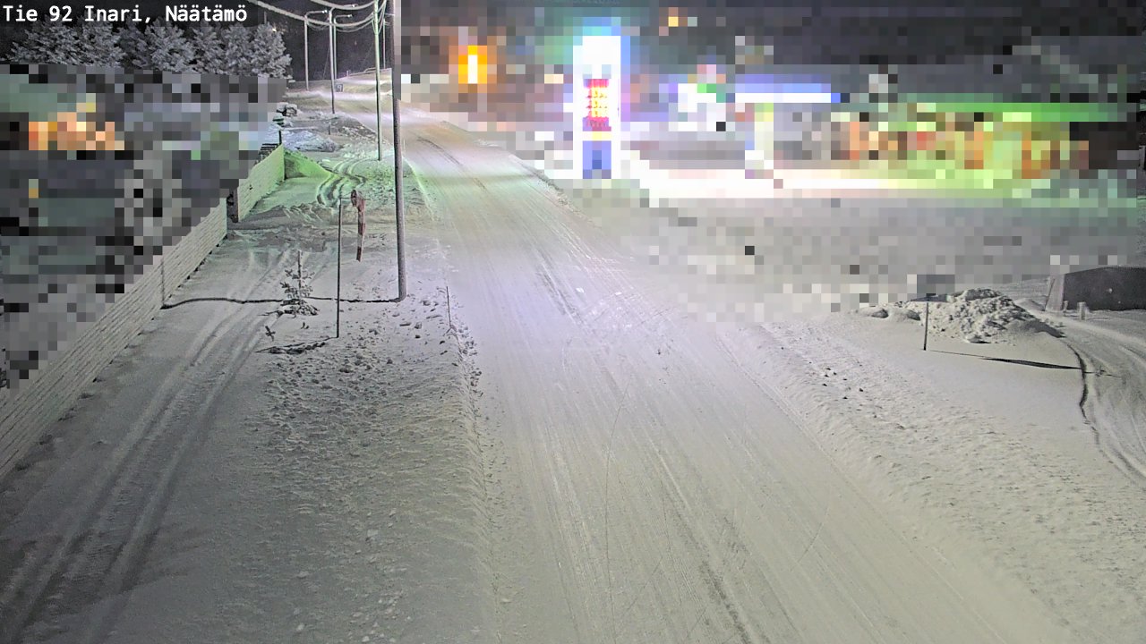 Kelikamerat Kuva Tie 92 Inari, Näätämö, Inari, Lappi