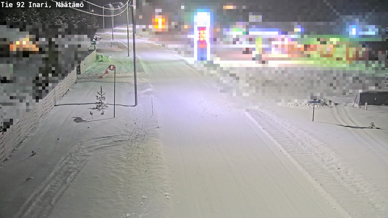 Weather Camera Image Road 92 Inari, Näätämö, Inari, Lappi