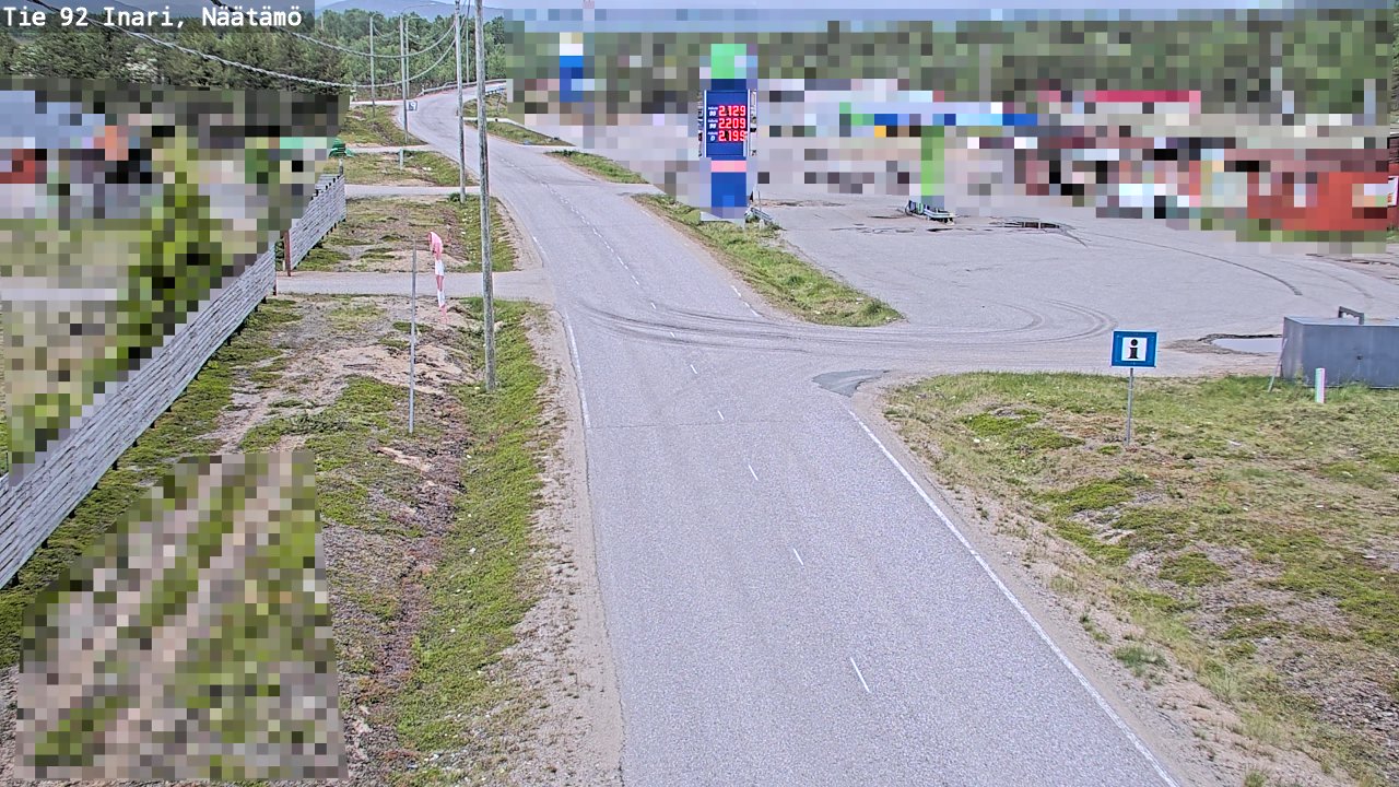 Kelikamerat Kuva Tie 92 Inari, Näätämö, Inari, Lappi