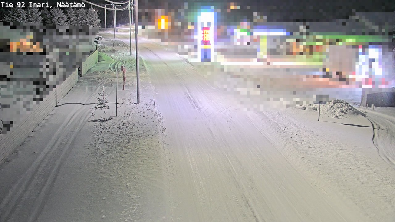 Kelikamerat Kuva Tie 92 Inari, Näätämö, Inari, Lappi