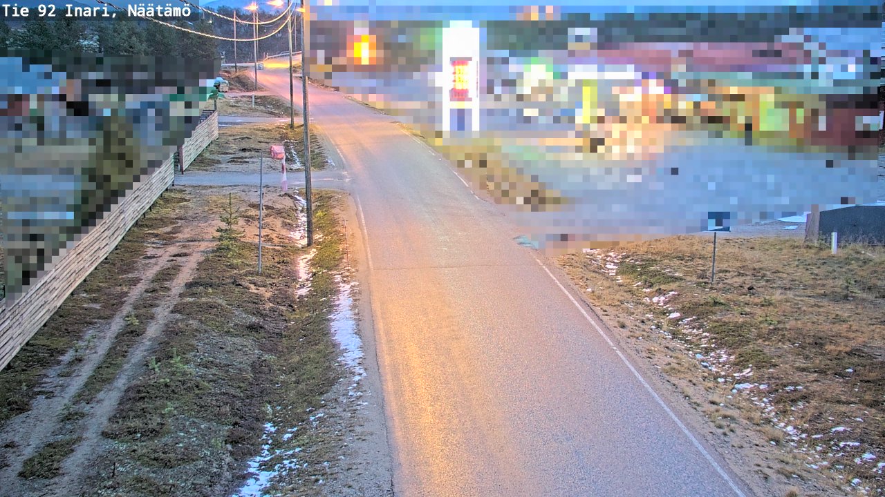 Kelikamerat Kuva Tie 92 Inari, Näätämö, Inari, Lappi