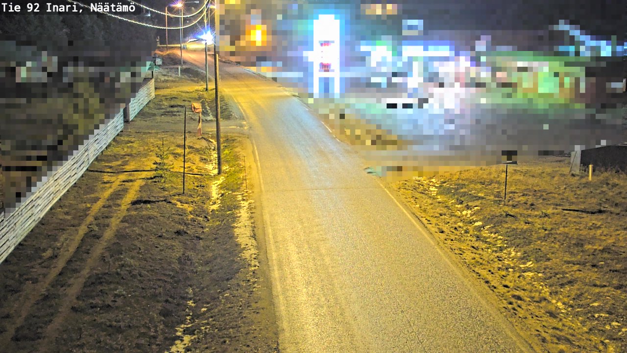 Kelikamerat Kuva Tie 92 Inari, Näätämö, Inari, Lappi