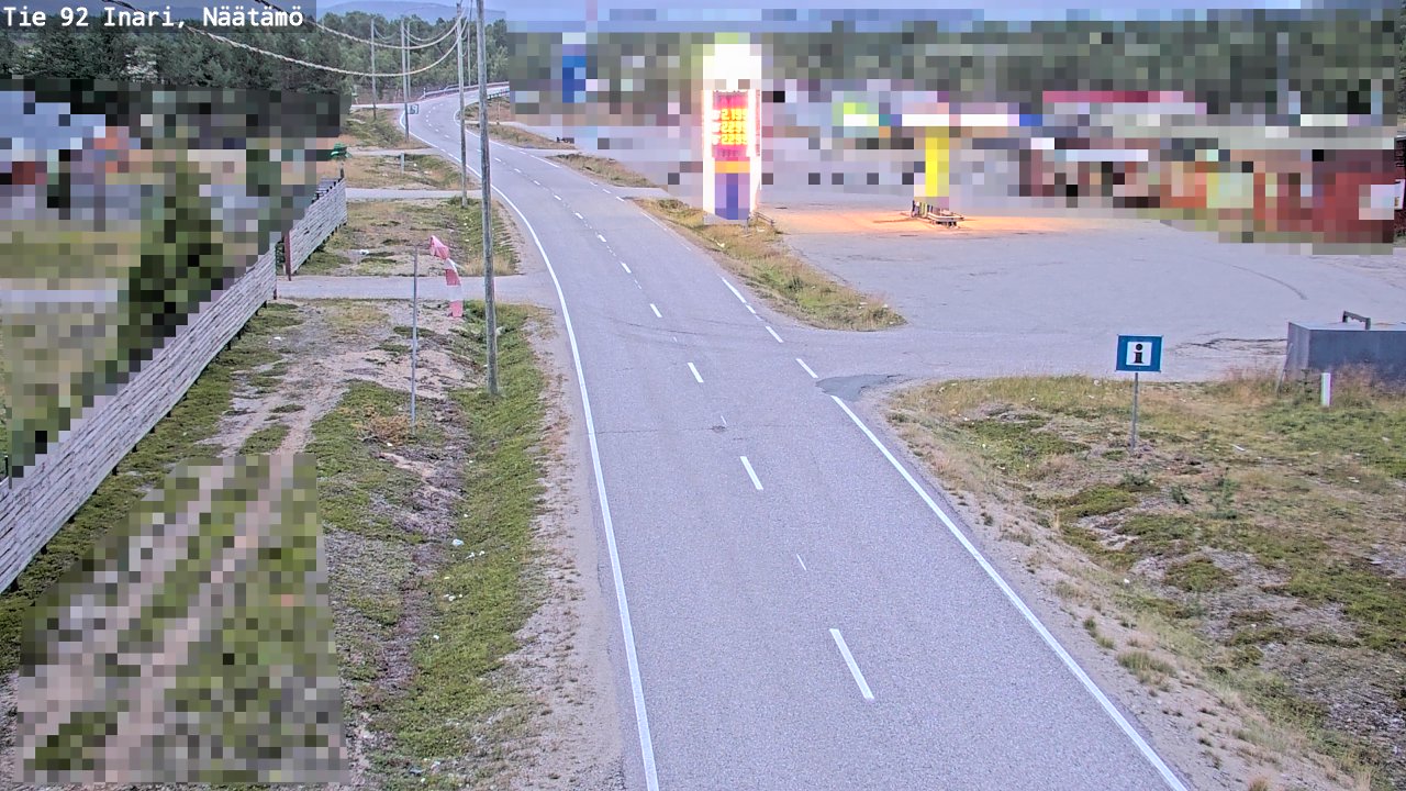 Kelikamerat Kuva Tie 92 Inari, Näätämö, Inari, Lappi