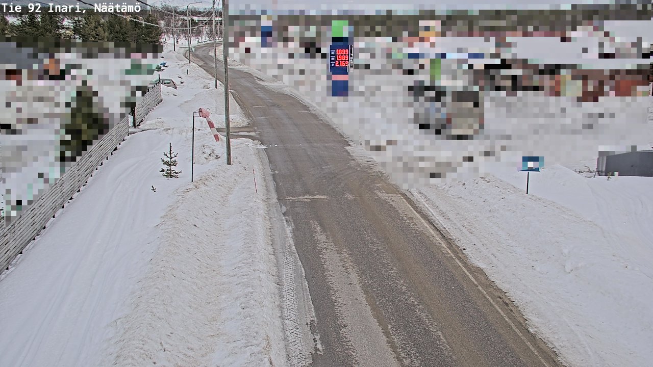 Kelikamerat Kuva Tie 92 Inari, Näätämö, Inari, Lappi