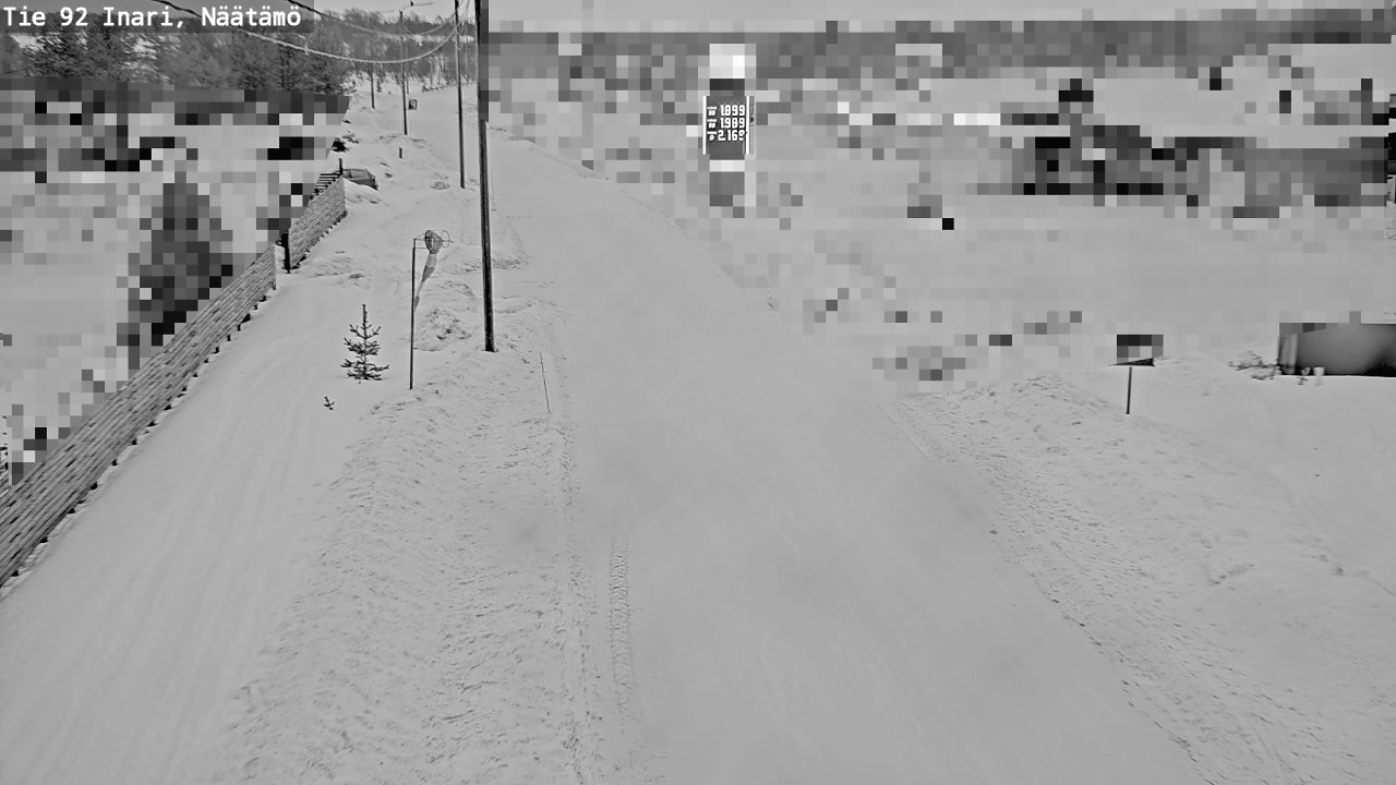 Kelikamerat Kuva Tie 92 Inari, Näätämö, Inari, Lappi