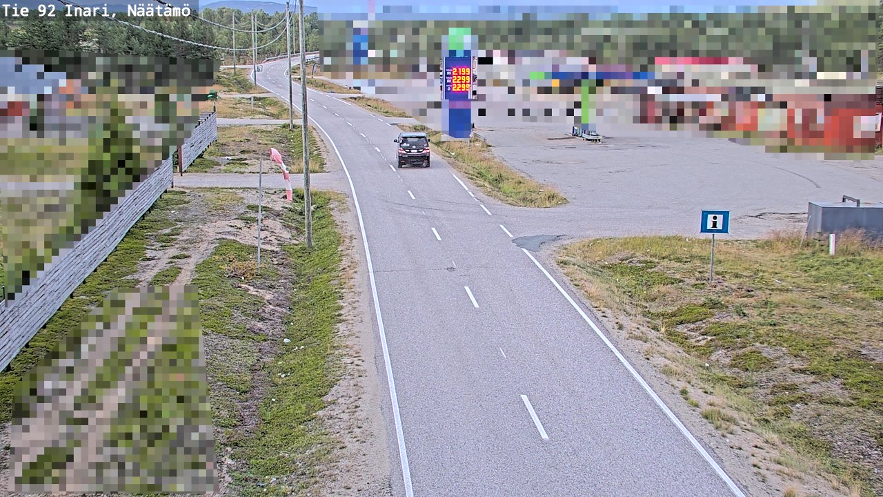 Kelikamerat Kuva Tie 92 Inari, Näätämö, Inari, Lappi