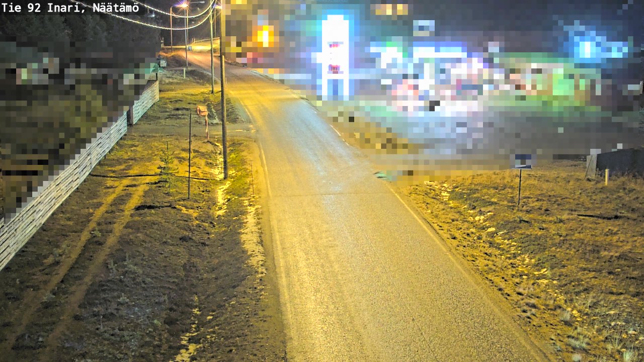 Kelikamerat Kuva Tie 92 Inari, Näätämö, Inari, Lappi