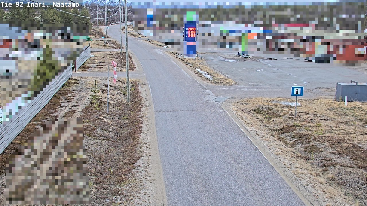 Kelikamerat Kuva Tie 92 Inari, Näätämö, Inari, Lappi